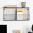 Verlaine Metal Wall Organizer with Wall Baskets