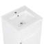 Meuble-lavabo de salle de bain avec lavabo, armoire avec porte et tablette réglable-1076212823