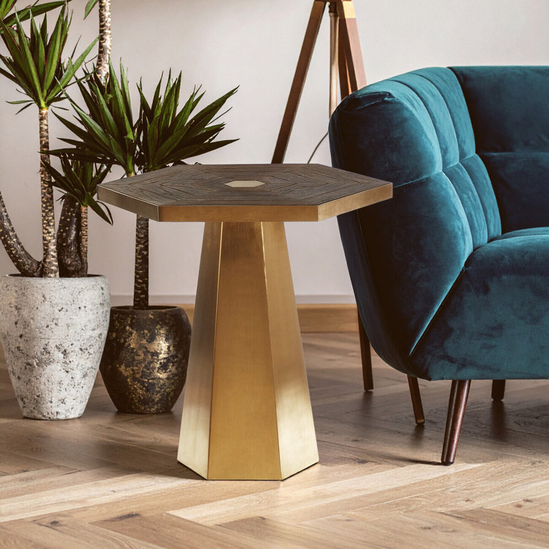 Zulma Pedestal End Table