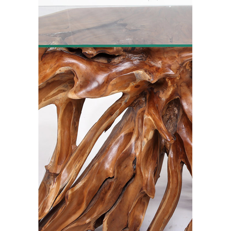 84'' W Glass Console Table