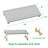 DryingNeat Instant Dry Sink Organizer, Kitchen Sponge & Soap Holder with Bamboo Feet, Fast-Drying Countertop Caddy Rack-105703297