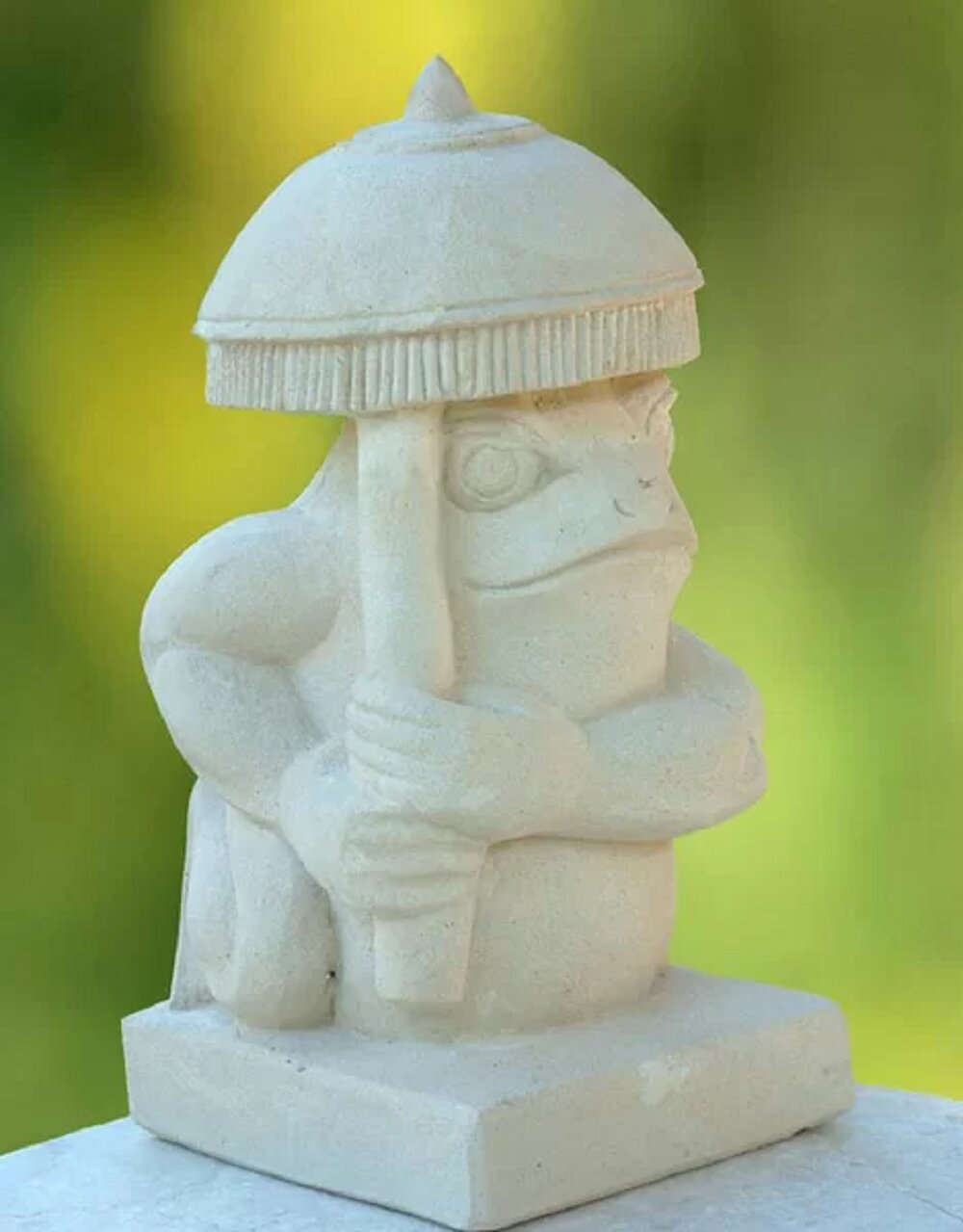 Trinx Castelli Frog Toad Stone Garden Statue Wayfair 8140
