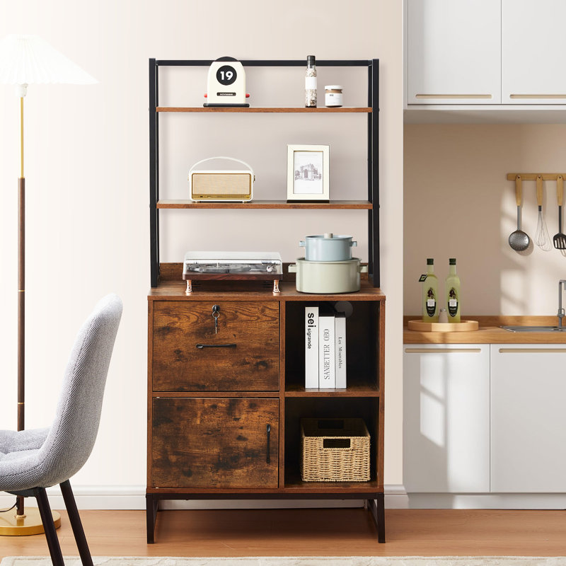 147.5cm H x 70cm W Bookcase, Brown