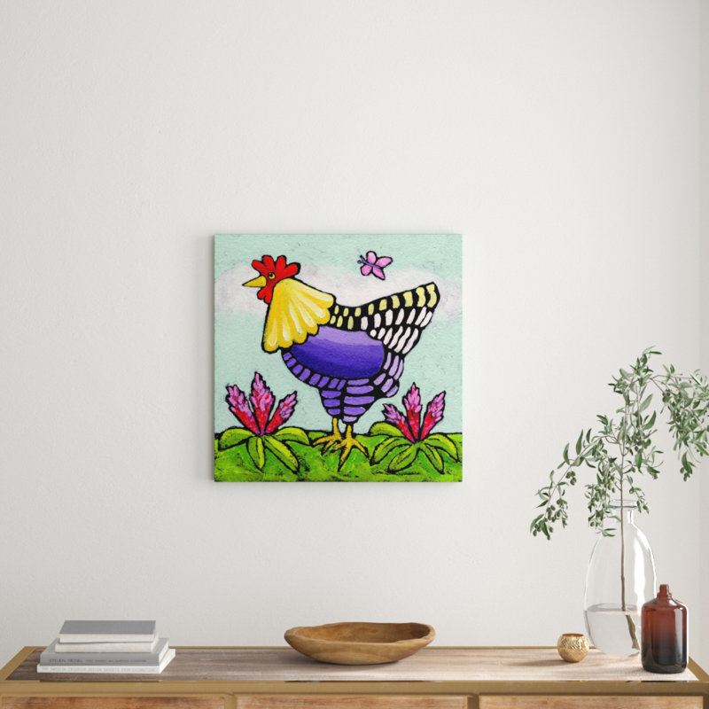 Janet Nelson - Wrapped Canvas Painting, 61cm H x 61cm W x 3.81cm D
