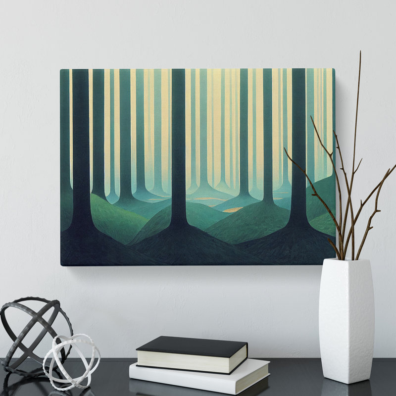 A Friendly Forest - Wrapped Canvas, 40cm H x 60cm W x 3cm D