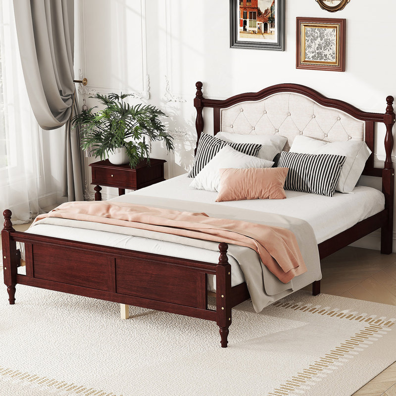 Queen Bed, Cherry