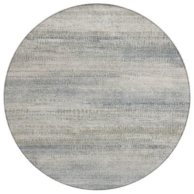 Machine Washable Indoor/Outdoor Xhevrie Linen Rug