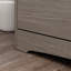 Commode 4 tiroirs, finition brune