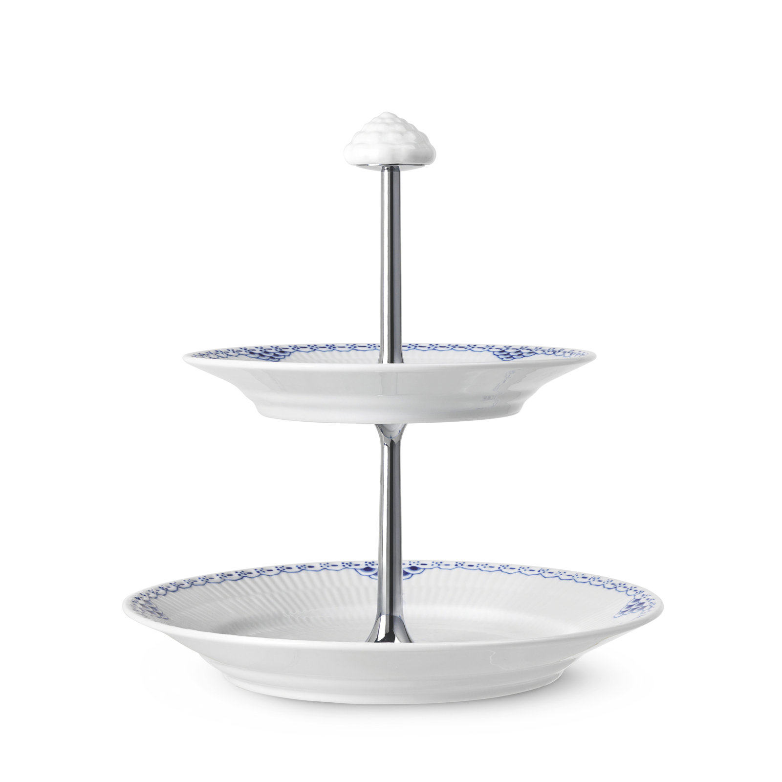 Princess Porcelain China 2 Tiered Stand - Thumbnail 2
