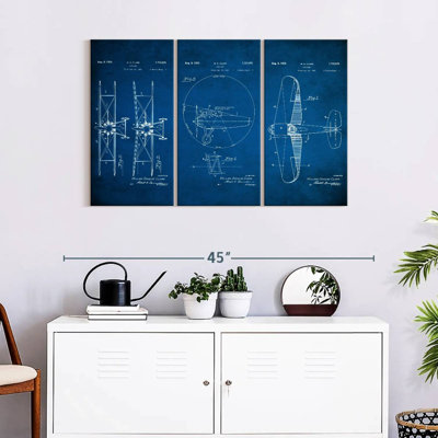 Avion, impression sur toile