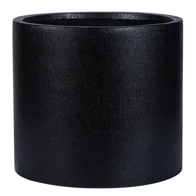 Pot à fleurs Mcguire, Noir, H 19,2 po x l 21,6 po x P 21,6 po