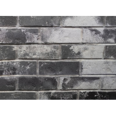 Brick Old Paint - Grey Peel And Stick Wall Panelling