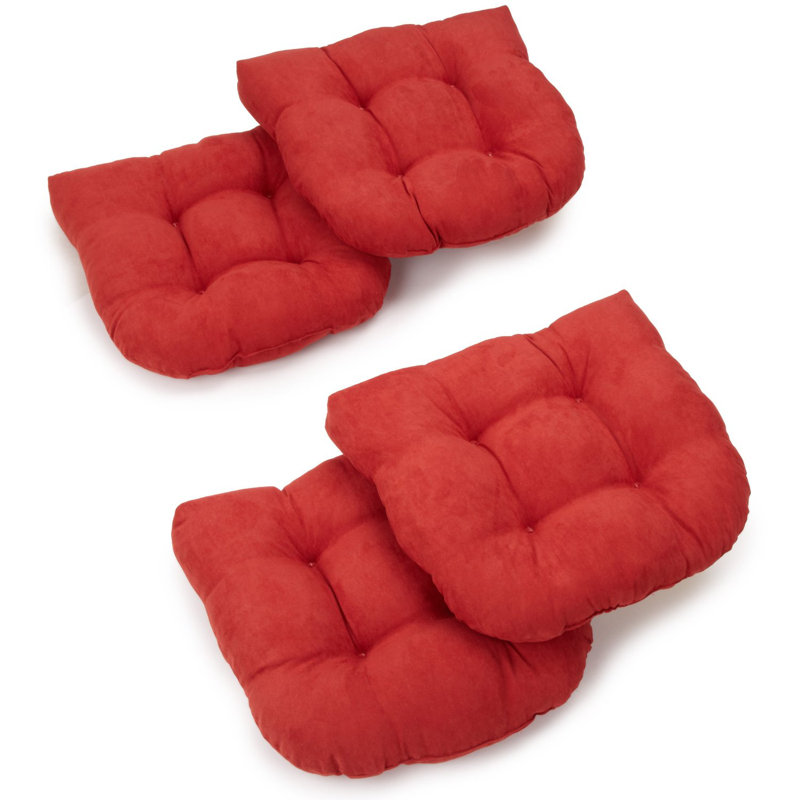 Outdoor 5'' Seat Cushion, Cardinal Red