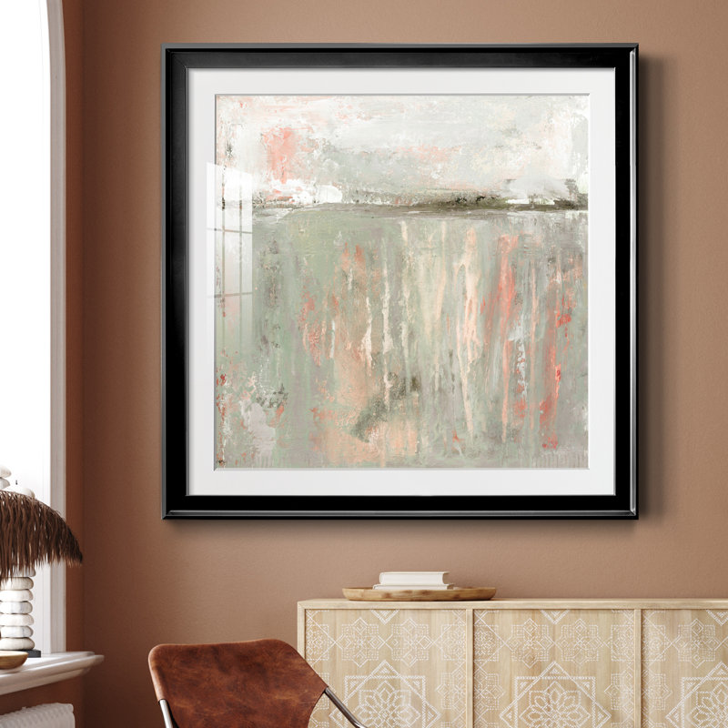 Récolte de dindes - peinture encadrée, Cadre noir, H 26,5 po x l 26,5 po x P 1,5 po