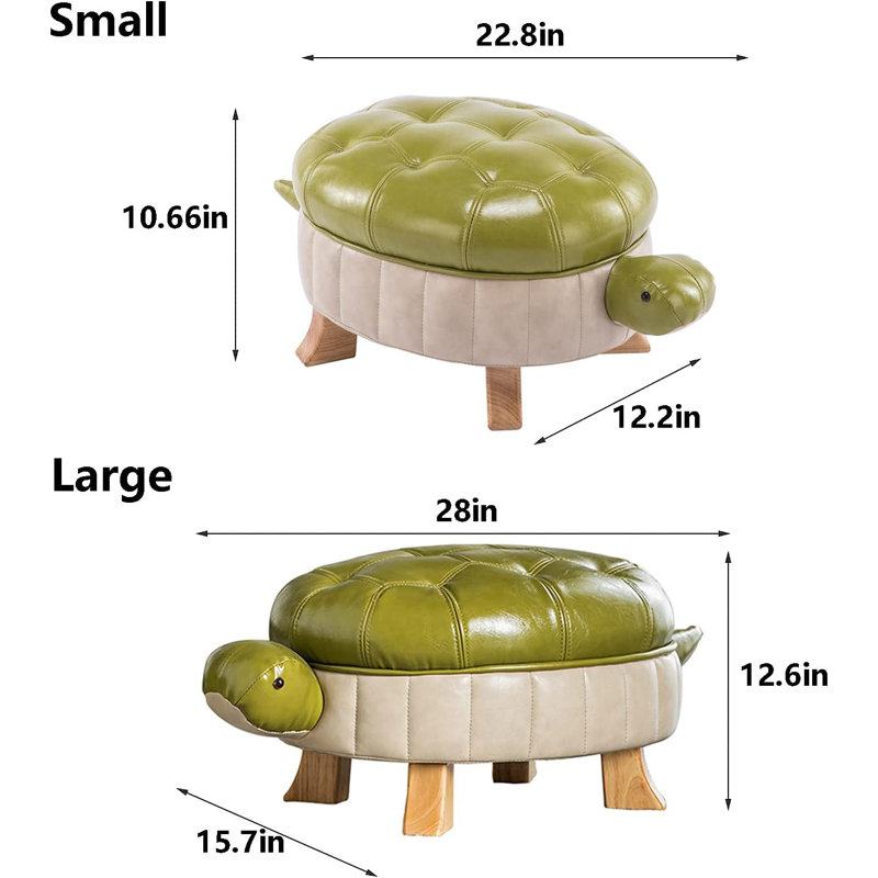 Amonta Faux Leather Ottoman