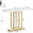 Leoh 41.33" Console Table with LED Lights