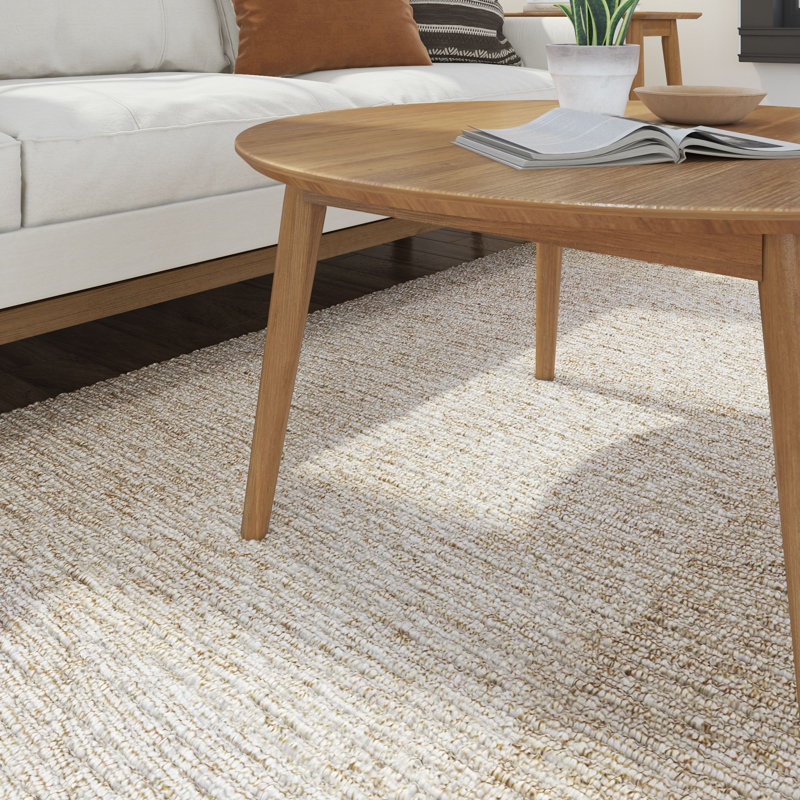 Leaford Solid Wood Single Coffee Table, Pecan
