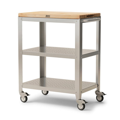 Cucina Culinarte Kitchen Cart with Maple Top