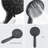 Matte Black Shower System With High Dual . 7 Spray Modes For Pampering. All Metal. 1.8 Gpm Flow. 59" Hose. 1/2" Connection. Wall Mounted Tub Spout - Black. 2 In 1 Faucet Valve. Comfortable Shower.