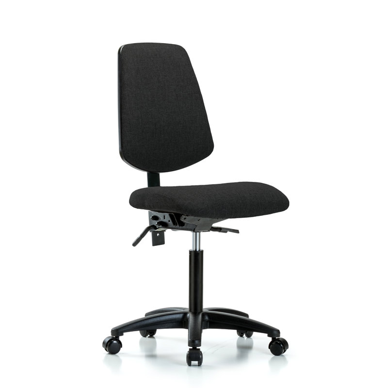 Fauteuil en tissu - Siège inclinable FMBCH,, Non, Noir, Roulettes