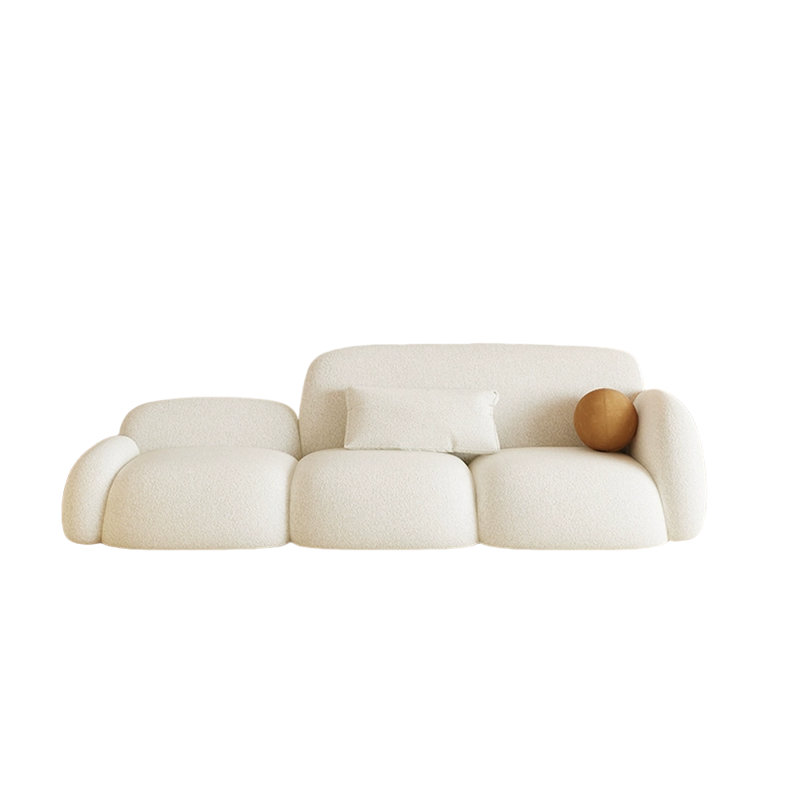 Nordic in-line sofa, 28.35" H x 82.68" W x 31.5" D
