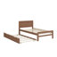 Lit plateforme simple en bois avec lit gigogne Modern Design-1864763108