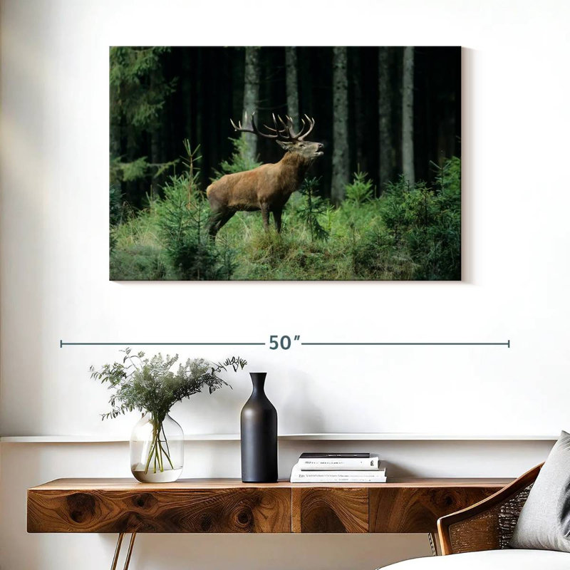 Crowle Elk Bugle, 26" H x 39" W