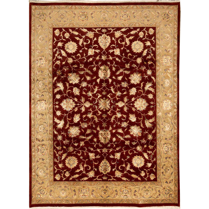 Oriental Area Rug in Rust/Beige