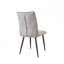 Ensemble 2 pièces de chaises de salle à manger Modern Velvet avec sièges rembourrés et cadres en fer robuste-1058289300