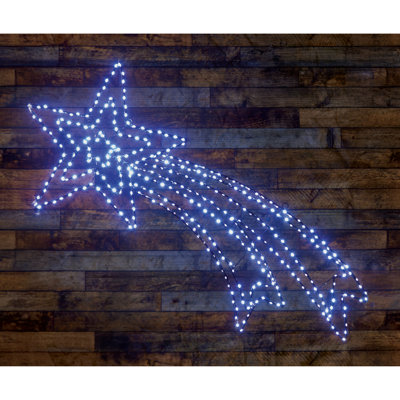Twinkling Shooting Star Silhouette