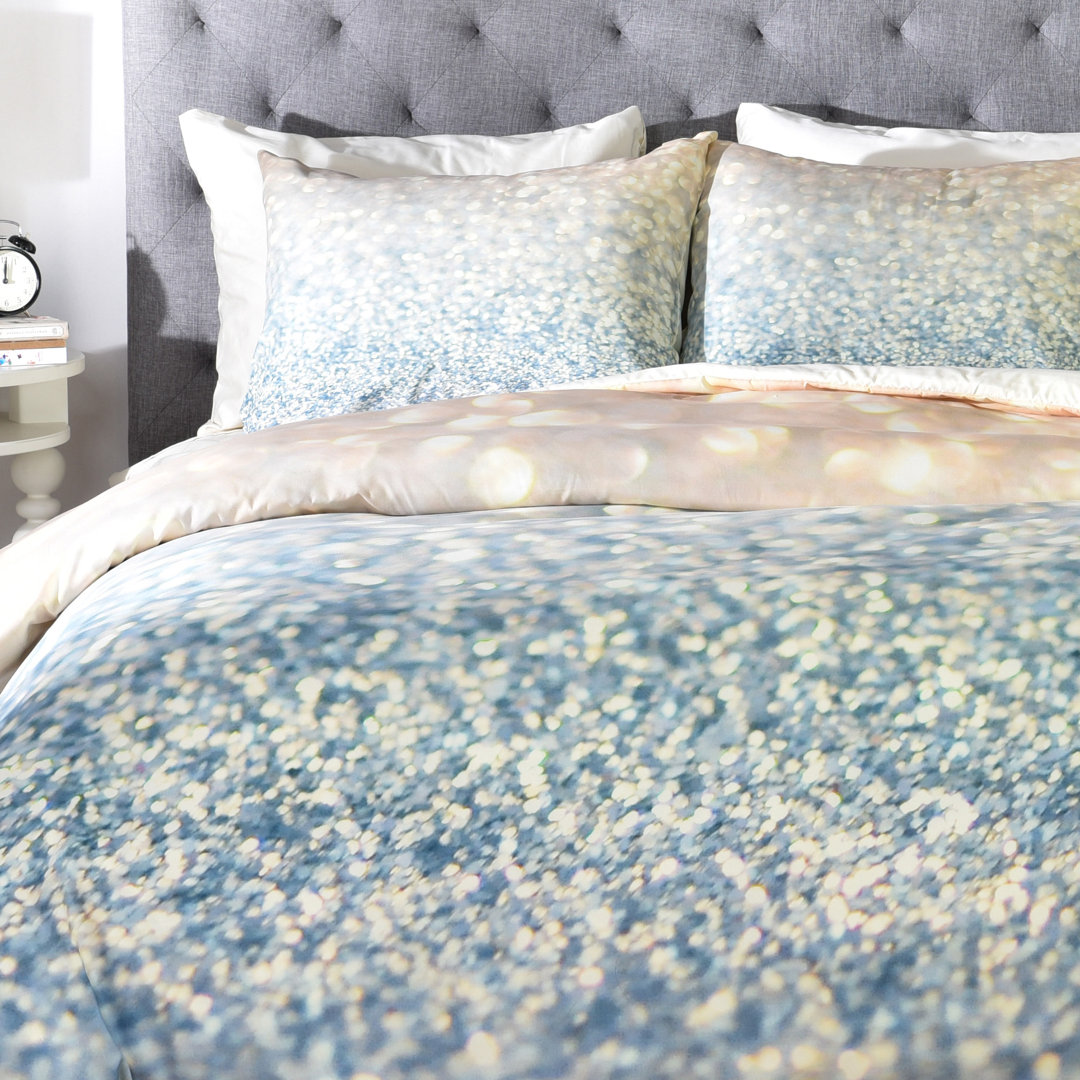 Snowfall Duvet Cover Deny Designs 