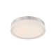 Single Light Glass LED Flush Mount