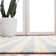 Canyon Wool Striped Area Rug in Blue/Beige