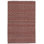 Prentiss Wool Geometric Area Rug in Red