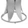 Aindrias Round Glass Top Metal Base Dining Table
