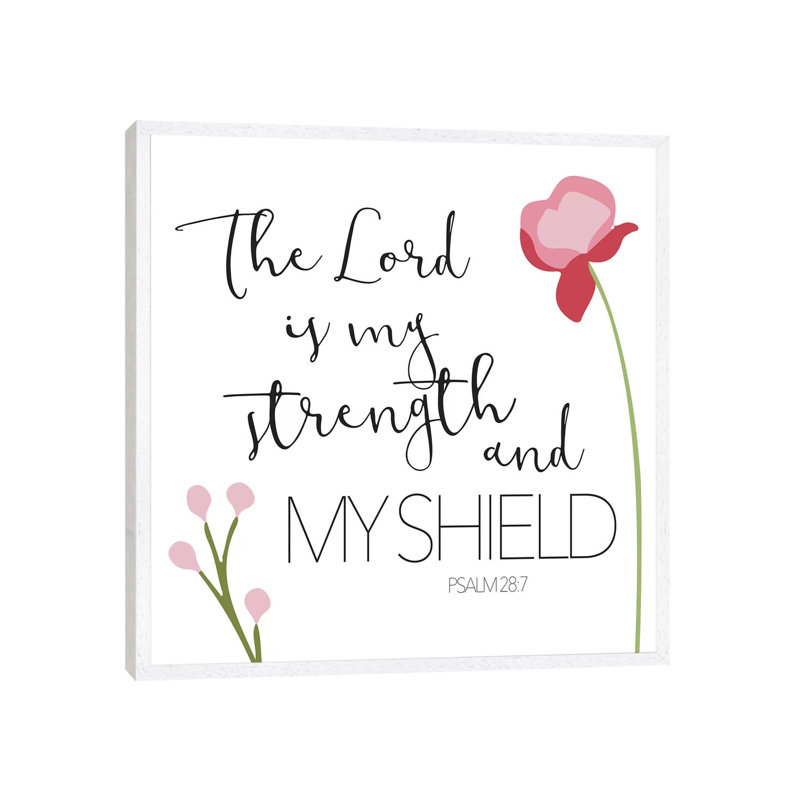 The Lord by Mlli Villa - Print on Canvas, White Framed, 93.98cm H x 93.98cm W x 3.81cm D