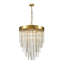 9-Light 24" Round Convertible Flush Crystal Chandelier-1576601029