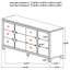 Commode 6 tiroirs Gwendolyn