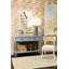 Two Drawer Console with Decorative Back Rattan-784293374