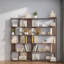 Bibliothèques en MDF extensibles peu encombrantes, style rustique pour un usage domestique