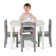 Kids 5 Piece Rectangular Play Or Activity Table and Chair Set