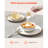32 PCS Dinnerware Set Ceramic Plates and Bowls Sets Service for 8 White