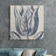 « indigo floral on lin vi », reproduction de peinture sur toile tendue-1407066170