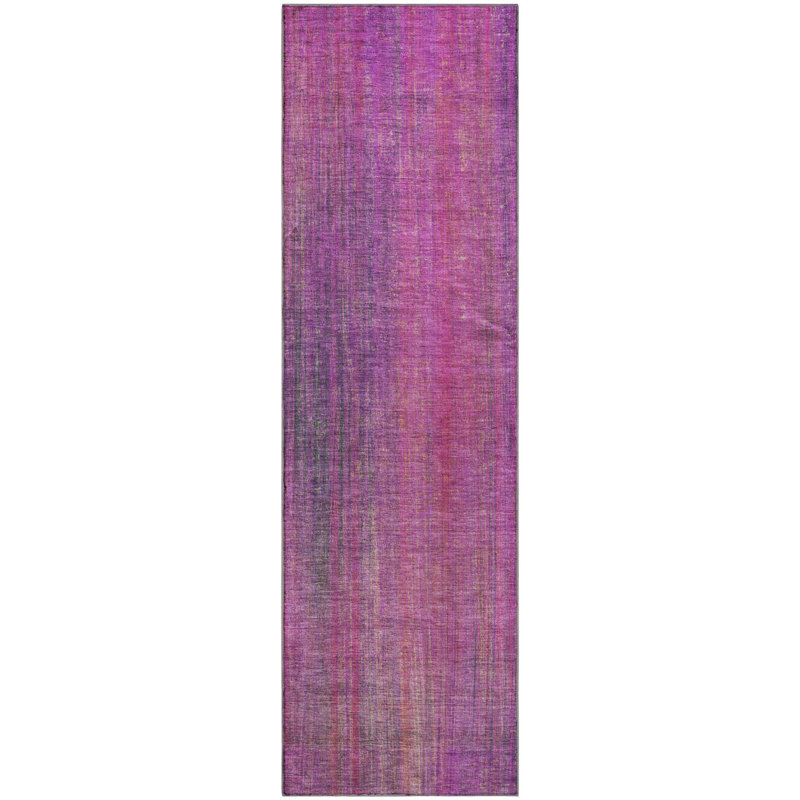 Cerrito Area Rug with Non-Slip Backing, Runner 2'3" x 7'6"