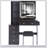 37-Inch Vanity Table Set With Sliding LED Mirror, Built-In Sockets, Hair Dryer Stand, And Cushioned Stool, High Storage Capacity-295122855