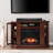 Norcott 48'' W Electric Fireplace with 5100 BTU-269852628