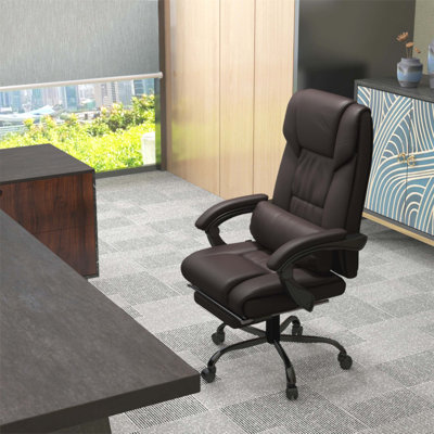 High Back Vibration Massage Office Chair with 6 Points, Adjustable Height for Ultimate Comfort and Support