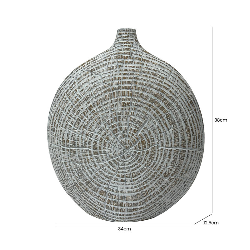 Cullomburg Polyresin Table Vase, 38cm H  x 34cm W  x 12.5cm D