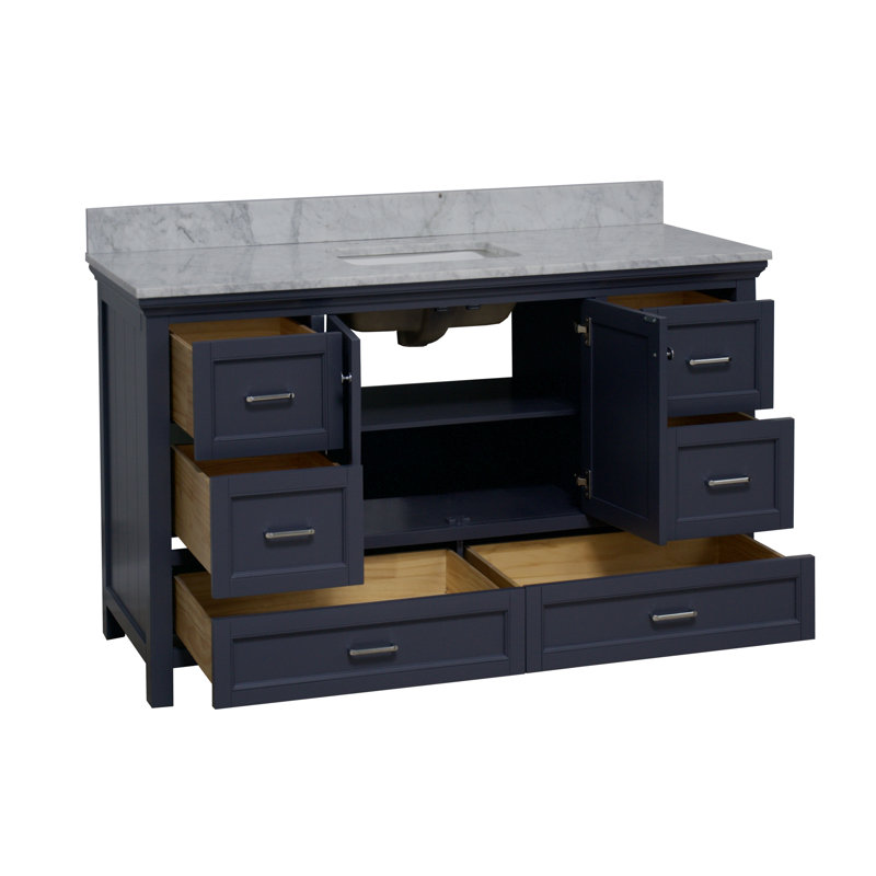 Maven 60" Single Bathroom Vanity Set, Marine Grey