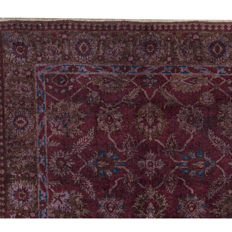 Wool Oriental Area Rug in Purple/Blue